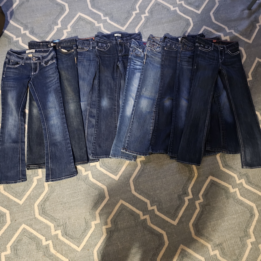 Girls Variety Blue Jeans